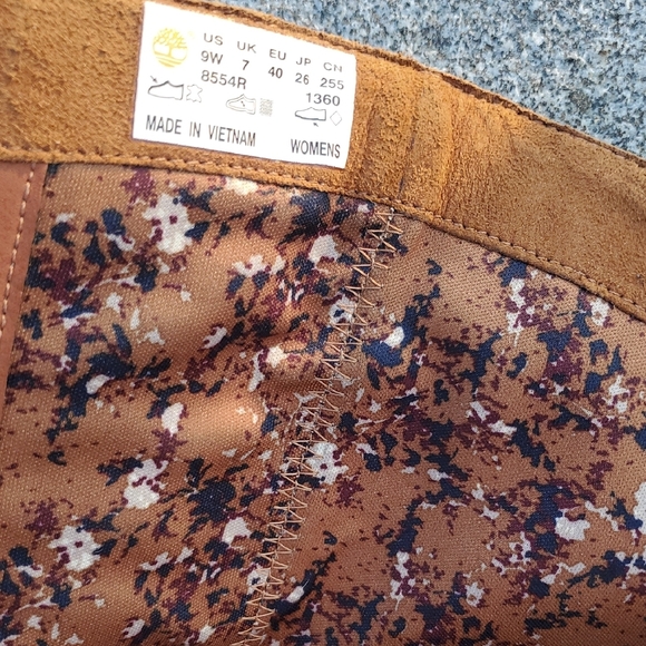 Timberland Women's Tan Waterproof Leather Knee-High Boots Size 9 Wide - Picture 16 of 16
